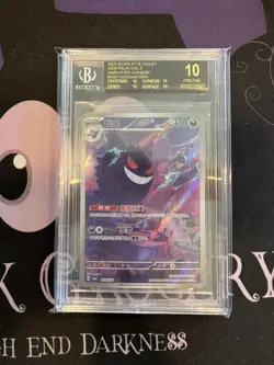 2025 POKEMON CHINESE CBB3C GEM PACK VOL 3 07 GENGAR BGS 10 Black Label - Image 1