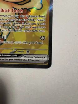 Pokemon TCG Meowth ex 107/088 Perfect Order Ultra Rare Full Art Holo EN NM - Image 3