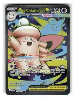 Mega Clefable ex 103/088 Ultra Rare Perfect Order Pokemon Near Mint - Image 1