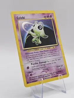 Pokemon - Celebi - Holo - Neo Revelation 3/64 - DMG - Vintage Damaged - Image 2