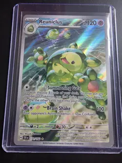 Pokemon TCG Reuniclus 171/162 Temporal Forces Illustration Rare - Image 1