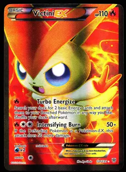 VICTINI EX 131/135 ULTRA RARE PLASMA STORM POKEMON HOLO MP - Image 1
