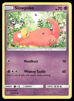 Slowpoke 48/145 Guardians Rising Pokemon NM - Image 1