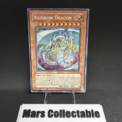 Rainbow Dragon - TAEV-EN006 - Secret Rare - Unlimited Edition YuGiOh NM - Image 1