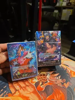 One Piece Starter Deck Black Beard Marshall D Teach ST 27 and Buggy ST 25 Decks - Image 1