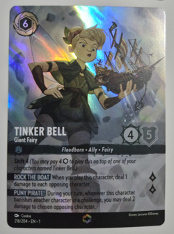 Disney Lorcana The First Chapter Enchanted Tinkerbell Giant Fairy EN NM Rare - Image 2