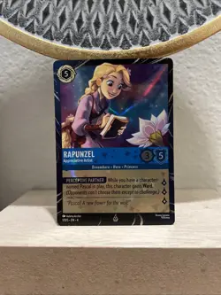 Disney Lorcana TCG Rapunzel Epcot Festival of the Arts Promo Card 1/DIS EN 4 - Image 1