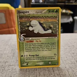 Quagsire Pokemon TCG EX Dragon Frontiers Non-Holo Rare Card #21/101 - Image 1