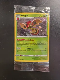 🔥 Pokemon Holo Flapple 022/192 Gamestop PROMO CARD 2021 SEALED - Image 1