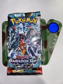 22.4g! HEAVY Paradox Rift Booster Pack Pokemon TCG New From ETB Garchomp Art - Image 1