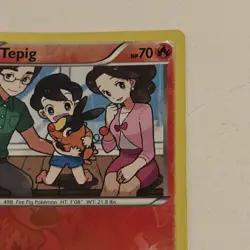 Tepig 25/113 B&W Legendary Treasures Pokemon Card Reverse Holo Foil Rar - Image 4