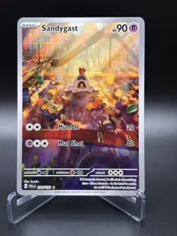 Pokemon TCG Sandygast Full Art Illustration Rare Card 214/193 Paldea Evolved - Image 1