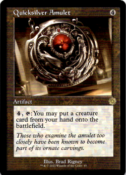 Quicksilver Amulet The Brothers' War: Retro Frame Artifacts NM - Image 1