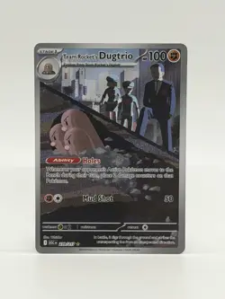 2026 Pokemon TCG English Team Rocket's Dugtrio 239/217 Full Art - Image 1