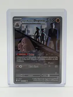 2026 Pokemon TCG English Team Rocket's Dugtrio 239/217 Full Art - Image 3
