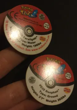 6 X Pokemon Tazos Bundle 2001 Walkers Crisps Lenticular Cyndaquil Totodile - Image 4
