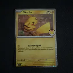 Pokemon TCG SV05 Temporal Forces Pikachu 2026 Pokemon Day 051/162 - Image 1