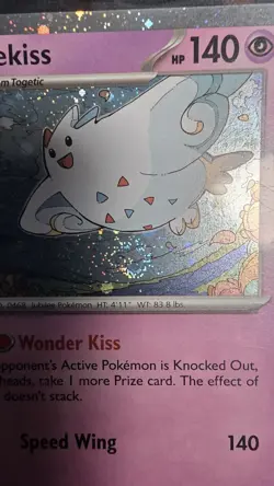 Pokemon - Togekiss 072/191 Cosmos Holo Surging Sparks NM SWIRL - Image 4