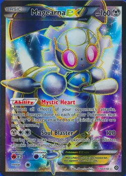 Magearna-EX - 110/114 - Full Art Ultra Rare NM, English Pokemon Steam Siege - Image 1