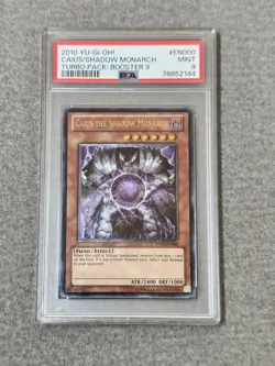 Yugioh Caius the Shadow Monarch PSA 9 Mint Turbo Pack 3 Ultimate Rare - Image 4