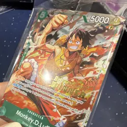 Bandai Monkey.D.Luffy P-135 Winner Prerelease Promo Foil Character (English) - Image 3