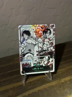 ST30-001 Luffy & Ace leader AA (Parallel) One Piece Card Game ENGLISH - Image 3