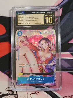 2024 ONE PIECE CARD GAME JAPANESE BOA HANCOCK PROMO P-066 CGC 10 PRISTINE - Image 1