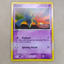 NM Near Mint Baltoy Power Keepers Reverse Holo Stamped Vintage Pokemon TCG Card - Image 1