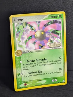 Lileep 56/92 Stamped Reverse Holo EX Legend Maker Pokemon Card Near Mint - Image 2
