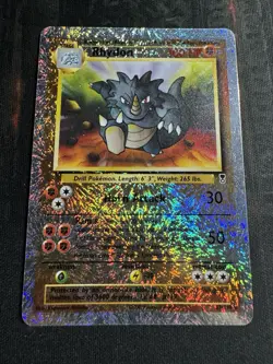 Rhydon 35/110 Legendary Collection 2002 Reverse Holo Vintage Pokemon Card - Image 1