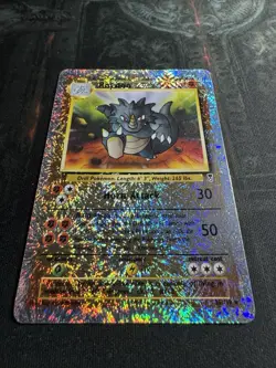 Rhydon 35/110 Legendary Collection 2002 Reverse Holo Vintage Pokemon Card - Image 2