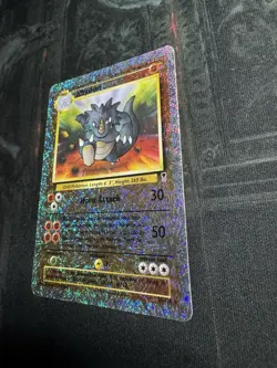 Rhydon 35/110 Legendary Collection 2002 Reverse Holo Vintage Pokemon Card - Image 3