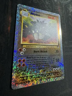 Rhydon 35/110 Legendary Collection 2002 Reverse Holo Vintage Pokemon Card - Image 4