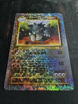 Rhydon 35/110 Legendary Collection 2002 Reverse Holo Vintage Pokemon Card - Image 5