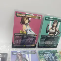 Magic The Gathering Final Fantasy Borderless Character Lot (Yuna, Tifa, more) - Image 2