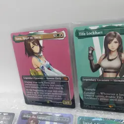 Magic The Gathering Final Fantasy Borderless Character Lot (Yuna, Tifa, more) - Image 3