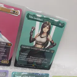 Magic The Gathering Final Fantasy Borderless Character Lot (Yuna, Tifa, more) - Image 4