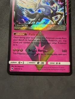 Xerneas Prism Star 144/214 Pokemon Lost Thunder Holo Rare - Image 3