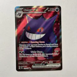 Pokemon Gengar ex 193/162 SV05 Temporal Forces Ultra Rare Full Art Holo - Image 1