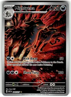 Mightyena 243/217 Illustration Rare ME: Ascended Heroes Pokemon TCG NM English - Image 1