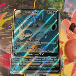 The Pokemon Company Kingdra GX 66/70 Dragon Majesty Ultra Rare Full Art Holo ENG - Image 1