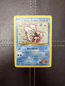 Pokemon TCG - Misty's Seaking - 55/132 - Gym Heroes - LP Uncommon (2000) - Image 1