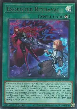 Exosister Betrayal BLGG-EN130 Ultra Rare Yu-Gi-Oh Card - Image 1