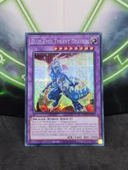 Yugioh Blue-Eyes Tyrant Dragon MP23-EN019 1st Edition Prismatic Secret Rare NM - Image 1