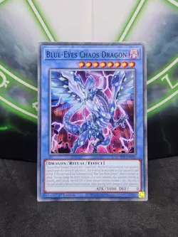 Yugioh Blue-Eyes Chaos Dragon SDWD-EN010 Common 1st Edition NM - Image 1
