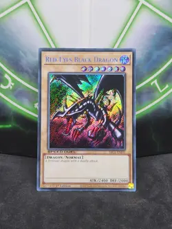 Yugioh Red-Eyes Black Dragon SBC1-ENF01 Secret Rare 1st Edition NM - Image 1