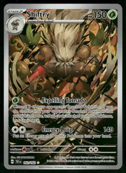 Shiftry - 163/162 Illustration Rare Holo NM Pokemon SV05: Temporal Forces - Image 1