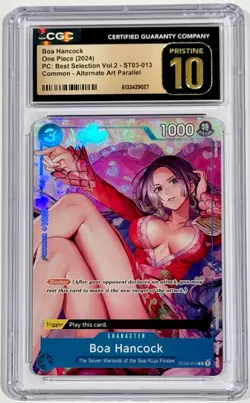 2024 One Piece Boa Hancock ST03-013 Best Selection Vol.2 Alt Art CGC 10 Pristine - Image 1