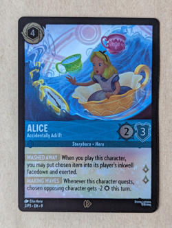 Alice - Accidentally Adrift - Fabled Promo Foil - Disney Lorcana 2/P3 EN 9 - Image 1