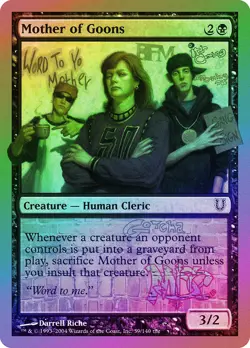 Mother of Goons FOIL Unhinged NM Black Common MAGIC GATHERING CARD ABUGames - Image 1